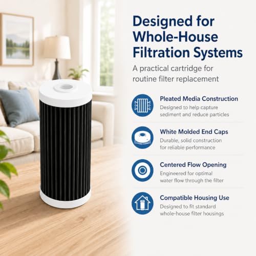 4.5 x 10 Whole House Filter Compatible with AO Smith WH-PREL-RCP, 2 Pack - Image 5