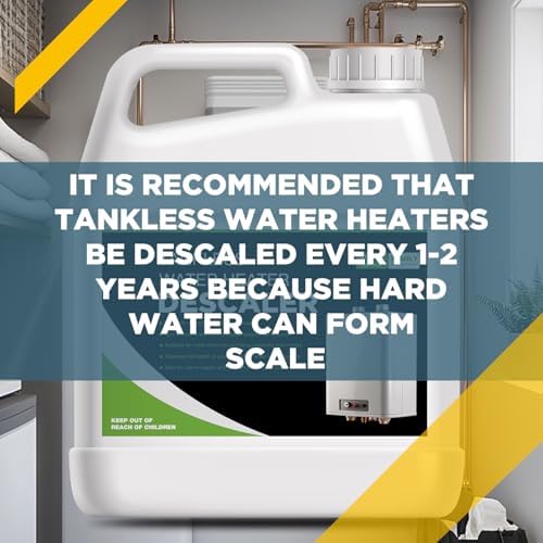 Tankless Water Heater Descaler - Quart (32 oz) Premium Descaler for Tankless Water Heater Systems, Restores Heating Efficiency, Easy Use - Image 7