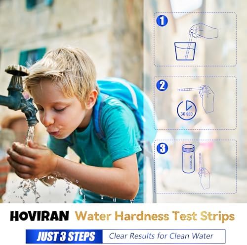 Water Hardness Test Strips, Fast & Reliable Results (0-425 ppm) - Image 3