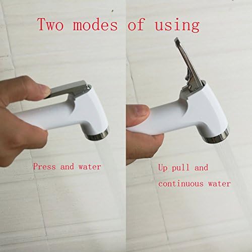 LikeHome Bidet Sprayer for Toilet - Cloth Diaper Sprayer Shattaf Handheld Bidet Rinse Spray Head - White (Without T-Adapter) - Image 4