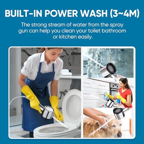 Filtered Shower Head with Handheld, 5 Spray Mode Showerhead with Filters - Image 7