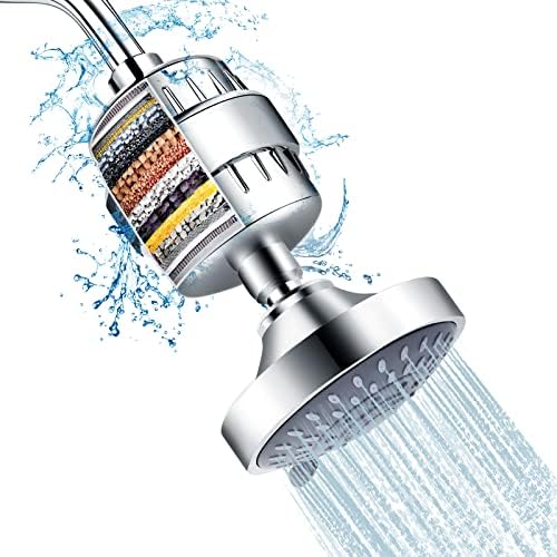 FEELSO Shower Head with Shower Filter, Filtered Shower Head for Hard Water by FEELSO