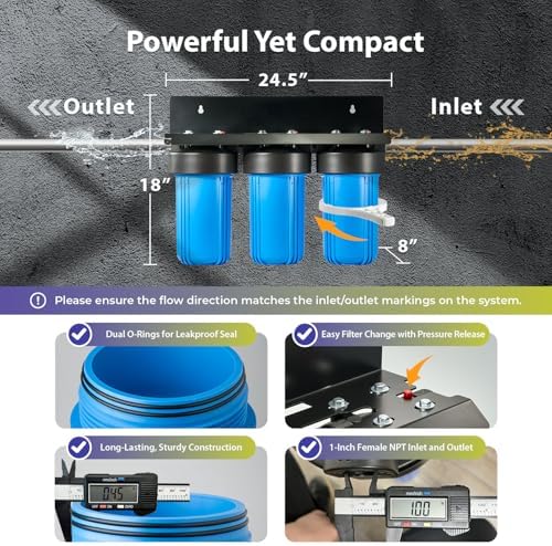 iSpring WGB31B-KDS Ultimate Protection Whole House Water Filter System - Image 5