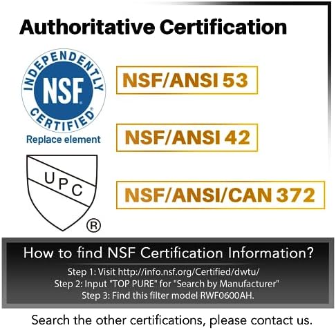 ICEPURE NSF/ANSI 53 Certified Premium RWF0600AH Replacement for MWF, MWFP, 197D6321P006, WFC1201, MWFA, PC75009, HDX FMG-1, GSE25GSHECSS, 46-9996, GSH25JSDDSS GWF Refrigerator Water Filter 3PACK - Image 2