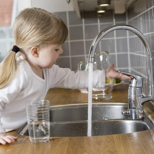 Faucet Aerator Female Thread Chrome Solid Brass Kitchen Faucet Aerators and Bathroom Sink Filter, 55/64in Aerator For Sink Faucet with Gasket for Kitchen and Bathroom(4Pcs) - Image 6
