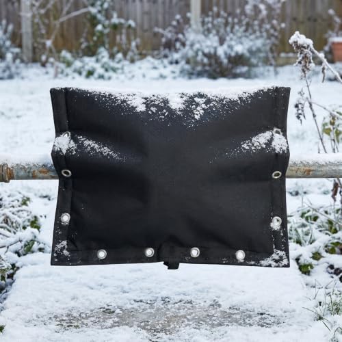 30"W x 24"H 3-Way Opening Backflow Preventer Insulation Cover (5°F), Black - Image 6