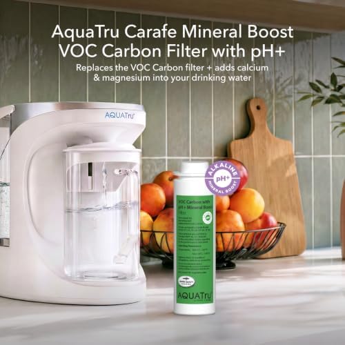 AquaTru VOC Replacement Filter with pH+ Mineral Boost for AquaTru Carafe - Image 2