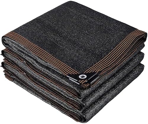 winemana Black Shade Cloth for Garden, 8 x 12 FT Mesh Tarp with Grommets by winemana
