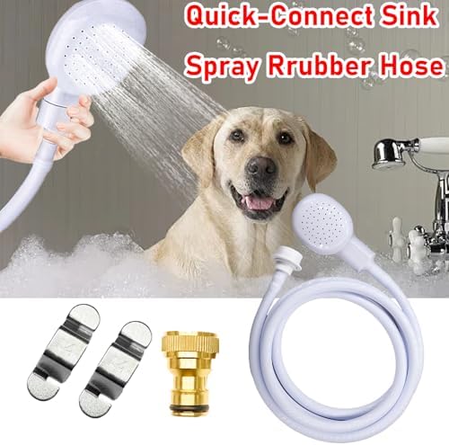6.56Ft Quick-Connect Sink Spray Rubber Hose,Sink Hose Attachment for Faucet - Image 6