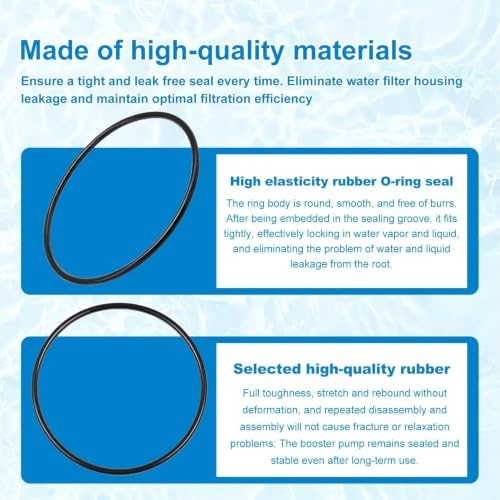151122 Water Filters O-Rings for Pentek Big Blue Water Filter Housings, Fit for Pentek #10 & #20 Big Blue, APEC HBB-10/HBB-20 (5.5" ID x 5.83" OD x 0.165" Thick) - 3 Pack - Image 4
