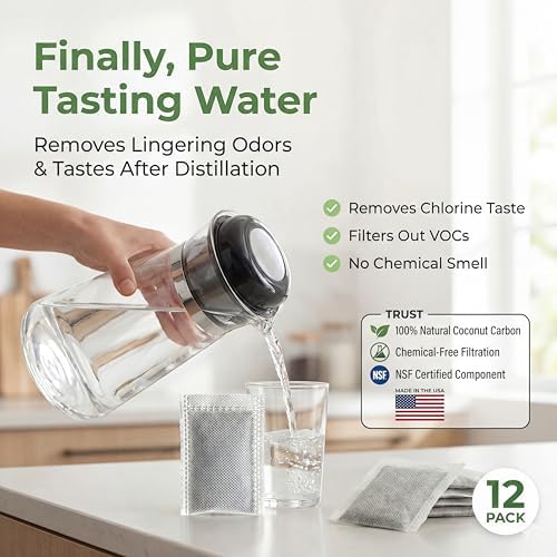 Green Piece® Water Distiller Filters - Activated Coconut Carbon - 24 Pack - Image 6