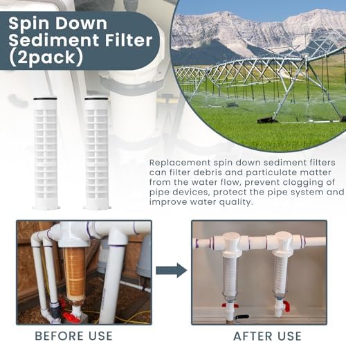 1-1/2" 100 Mesh Spin Down Sediment Filters Replacement (2PCS) - Image 3