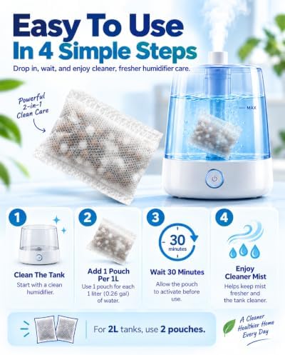 ZhenD 10 Pack Humidifier Cleaner Scale Inhibitor - Image 3