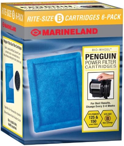 Marineland Bio-Wheel Penguin Rite-Size B Aquarium Filter Cartridge, 6 Count by Marineland