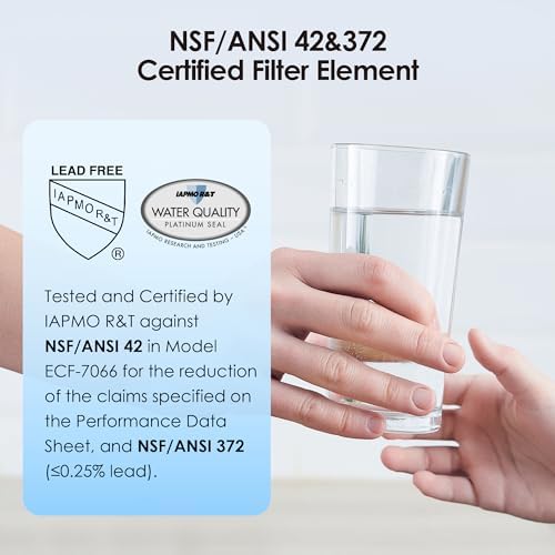 Waterdrop Gravity Water Filter, 2 Carbon Filters and 2 Fluoride Filters - Image 3