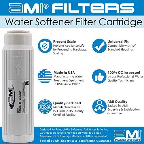AMI Water Softening Filter Cartridge, Ion Exchange Resin, 10" Standard - Image 4