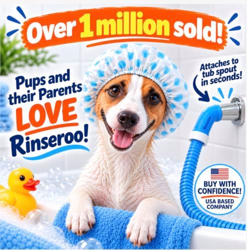 Rinseroo Slip-On Bathtub Faucet Sprayer Attachment, 5 Foot Hose - Image 6