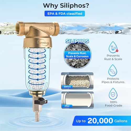 iSpring WSP-1000SL Spin Down Sediment Filter, Sediment Buster, 1000 Micron - Image 2