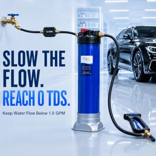 H&G lifestyles Spotless Water System for Car Wash, Water Deionizer for Car - Image 7