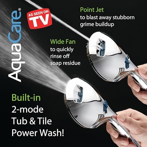 AquaCare 48-mode High Pressure 3-way Shower Head Combo w/ 2-mode Power Wash - Image 4