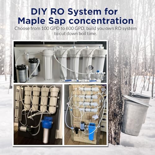 Membrane Solutions 100 GPD RO Membrane and 1812 Housing Kit - Image 2
