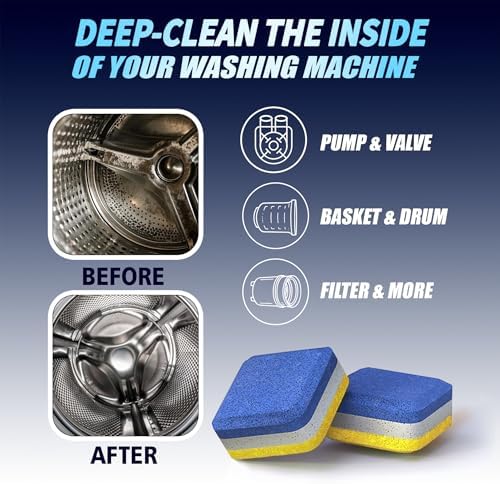 Washing Machine Cleaner Descaler, 28 Pack, Designed for Front Loader Washer - Image 2