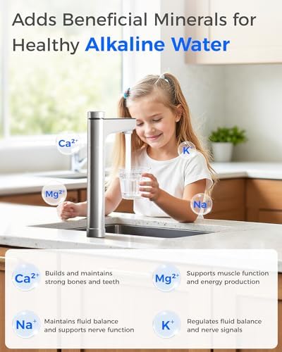 Waterdrop X12Alkaline Mineral Reverse Osmosis System 1200 GPD Silver Faucet - Image 5