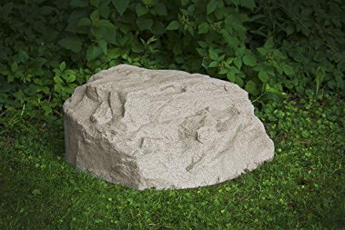 EMSCO Landscape Rock Cover, Sandstone, Low Profile Boulder, Lightweight Fake Rock for Concealing Septic Lids, Irrigation Controls & Utility Boxes - Image 4