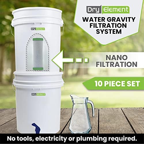 Nano Gravity Water Purification System - High Capacity Gravity-Fed Water Filtration System - Drinking Water Filter System - Image 2