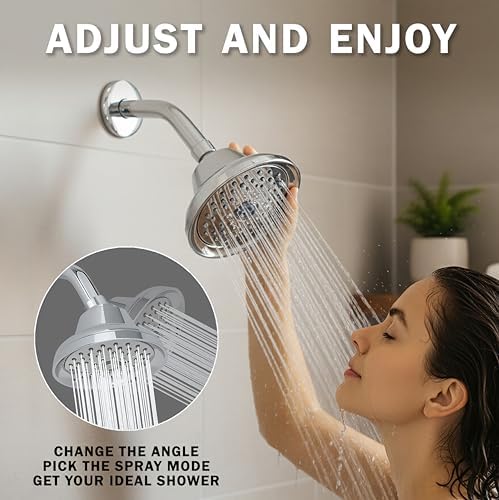 Aqua Elegante Massage Shower Head With Mist - 1.8 GPM - Polished Chrome - Image 3