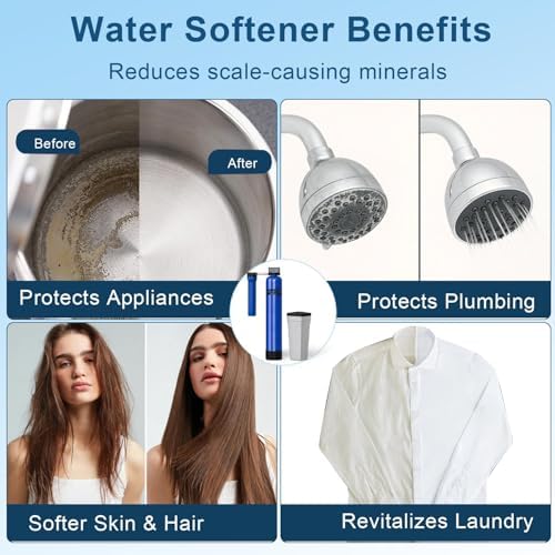 48,000 Grain Whole House Water Softener with Digital Metered Control, Softens Hard Water for 3-4 Bathrooms, City & Well Water - Image 6