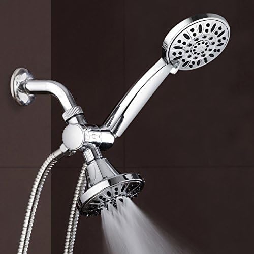 AquaDance Total Chrome Premium High Pressure 48-setting 3-Way Combo for The Best of Both Worlds – Enjoy Luxurious 6-setting Rain Shower Head and 6-Setting Hand Held Shower Separately or Together - Image 5
