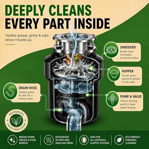 Renuv® Dishwasher Cleaner + Garbage Disposal Cleaner, 12 Tablets Each - Image 3