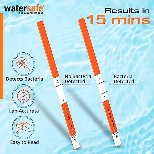 Pool and Spa Rapid Bacteria Test by Watersafe, Test Strips to Detect Down to 1 Bacteria/μL in 15 Minutes, Including E. coli and Salmonella, Single Test - Image 5
