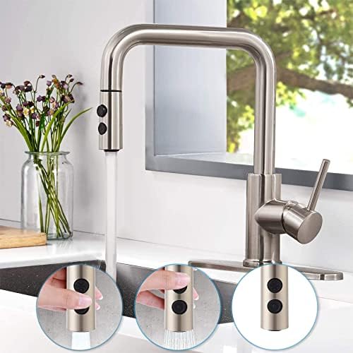 Hibbent Pull Out Faucet Head for Kitchen Faucet, 2 Function Sink Sprayer - Image 5