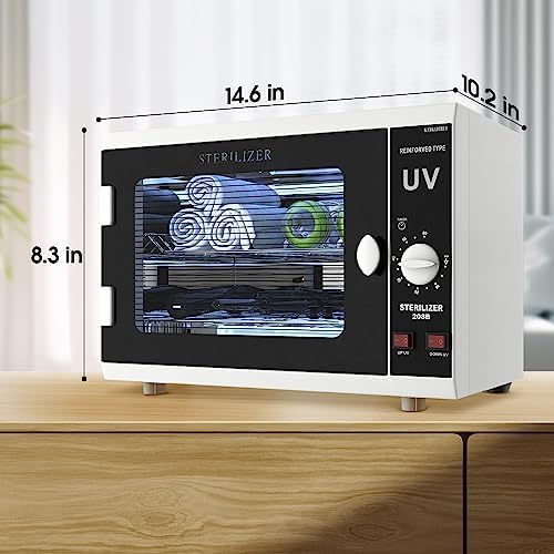 UV Sanitizer Cabinet. Dual Lamp UV Light Sanitizer Box with Timer Setting, Suitable for Cleaning of Various Items - Image 6