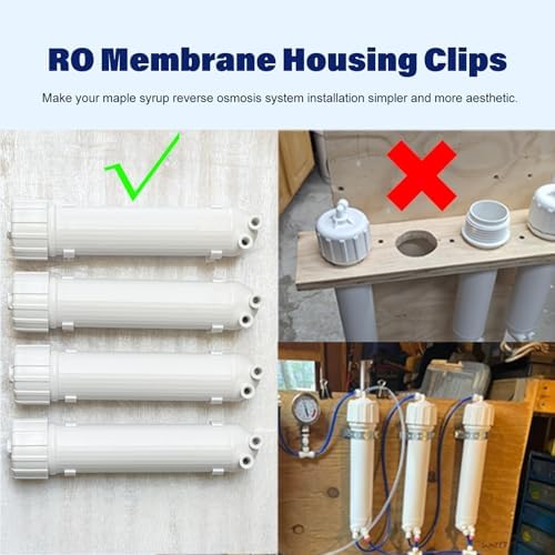 100 GPD RO Membrane with Reverse Osmosis Membrane Housing Set, Reverse Osmosis Filter Replacement Kit, RO Membrane Housing Set for DIY RO Water System & Maple Syrup Reverse Osmosis System - Image 6