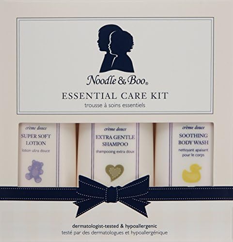 Noodle & Boo Essential Care 3 Piece Kit Super Soft Baby Lotion, Extra Gentle Shampoo and Soothing Body Wash, 2 Oz of each - Image 2