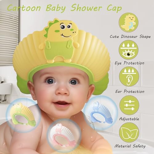 Ages 0-9 Years, Kids Visor Hat, Bath Time Fun, Eye & Ear Shield - Image 2