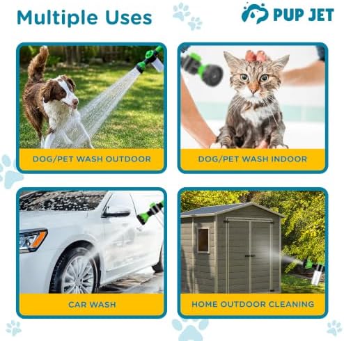 The Original Pup Jet Dog Washing Hose Attachment with Soap Dispenser - Image 4