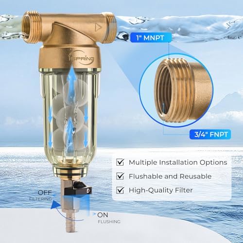 iSpring WSP-200SL Spin Down Sediment Filter, Sediment Buster, 200 Micron - Image 4