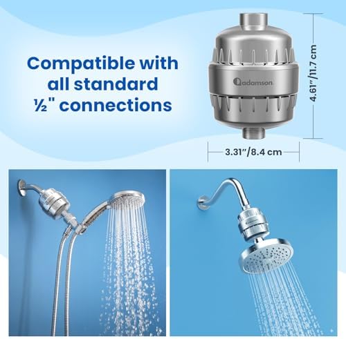 Shower Filter for Hard Water, 36-Stage Chrome, Reduces Chlorine, Limescale - Image 7