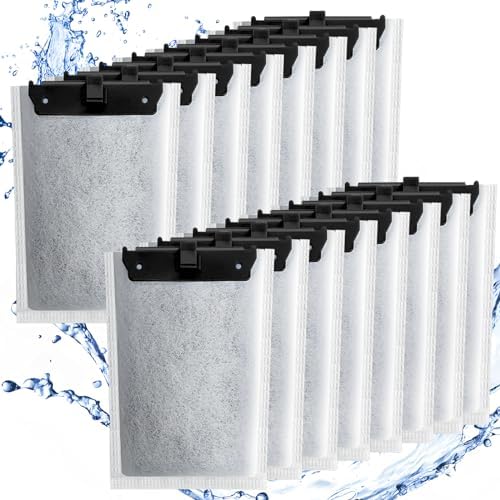 driamor 16 Pack Medium Filter Cartridges Replacement Compatible with Whisper 10i/IQ10/PF10 Aquarium Filter 5-10 Gallons by Driamor