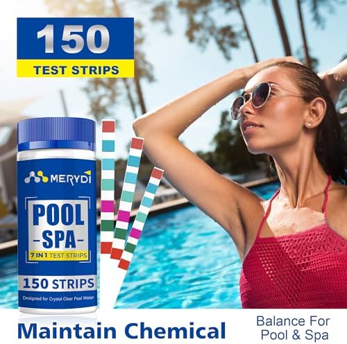 7-Way Pool Test Strips,150 Strips Pool and Hot Tub Test Strips - Image 5