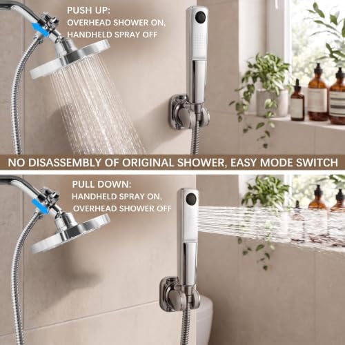 Dog Shower Attachment Kit, 8FT Hose, Handheld Sprayer & Diverter for Dogs - Image 4