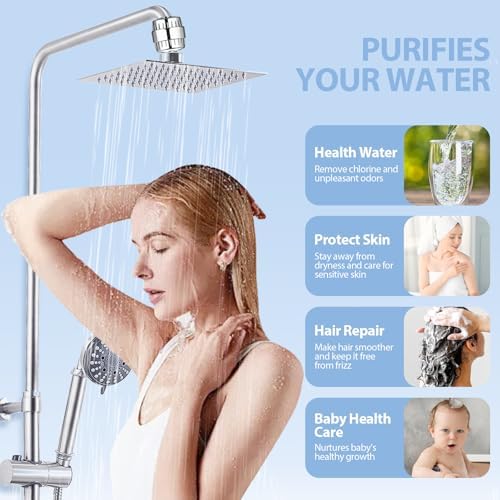 2 Pack 20 Stage Shower Filter Replacement Cartridge - Image 7