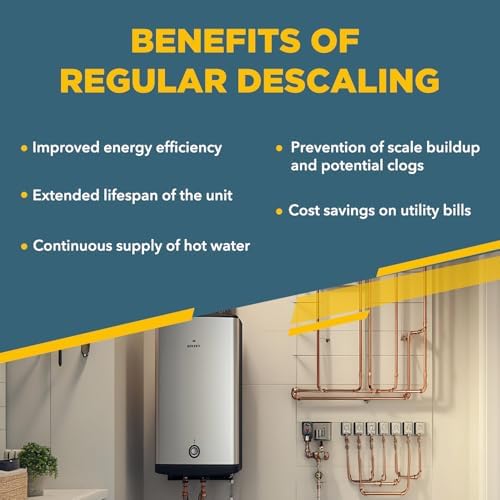 Tankless Water Heater Descaler - Quart (32 oz) Premium Descaler for Tankless Water Heater Systems, Restores Heating Efficiency, Easy Use - Image 4