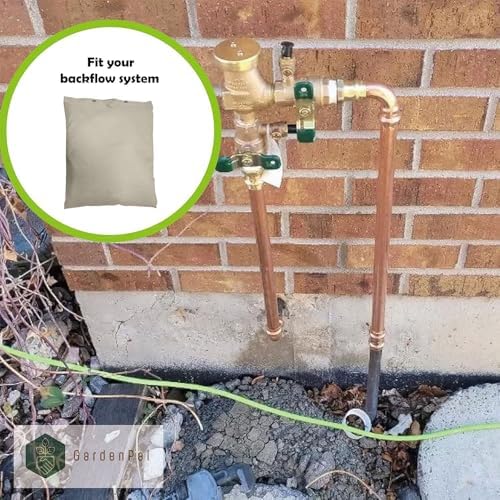 GardenPal Backflow Preventer Cover, Water Pipe Insulation Cover, Freeze Protection, Reusable for Your Pipes, Valves, Sprinkers and Irrigation System in Winter or Sun Exposure (35 * 45cm /14 * 18 inch) - Image 6