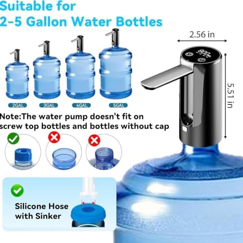 Smart Rechargeable Faucet Carafe Water Pump With 4 Modes For - Image 4