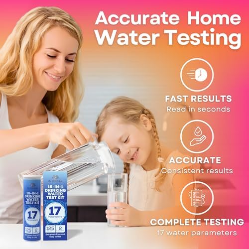 17-in-1 Drinking Water Test Kit -125 Parameters Tests Strips for Home, Tap and Well Water Quality Testing -Detects Hardness, Lead, Iron, pH, Copper, Fluoride & Chlorine-Easy Accurate Result - Image 6